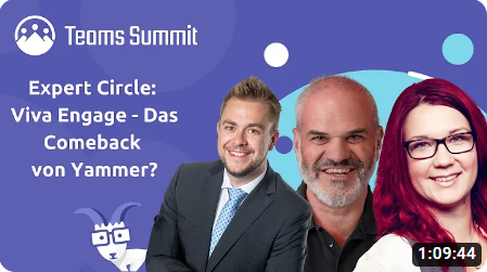 Expert Circle: Viva Engage - Das Comeback von Yammer? | Teams Summit 2022